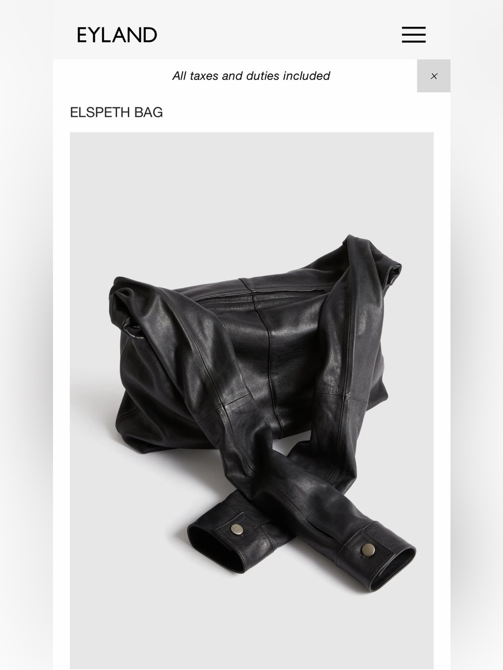 Eyland Elspeth Bag